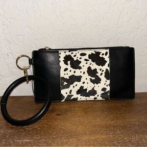 New, Tell your Tale Animal Print Bracelet Wristlet Pouch